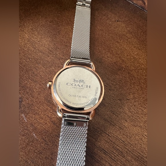 Coach Rose Gold Women’s Watch with Silver Mesh Band - Picture 6 of 7